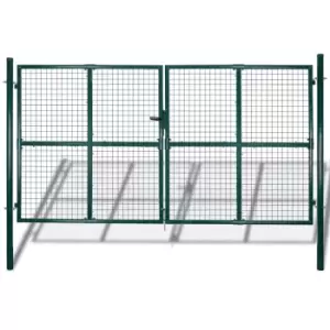 Image of Vidaxl Garden Mesh Gate Fence Door Wall Grille 289 X 200 Cm