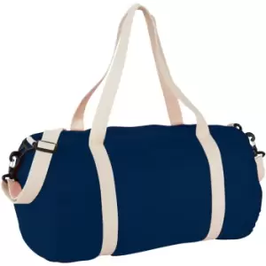 Image of Bullet The Cotton Barrel Duffel (45 x 25 x 25cm) (Navy)