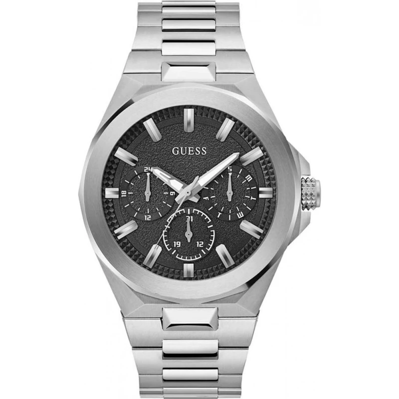 Image of Guess GW0798G1 Mens DASHBOARD (46mm) Black Dial / Stainless Watch