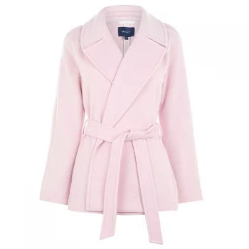 Image of Gant Wool Wrap Jacket - Silver Pink