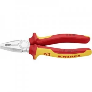Image of Knipex 03 06 180 SB VDE Comb pliers 180mm DIN ISO 5746, DIN EN 60900