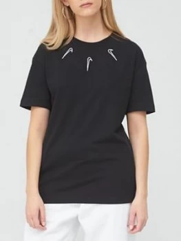 Image of Nike Nsw Mini Swoosh 2 T-Shirt - Black