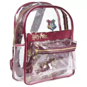 Image of Harry Potter Hogwarts Transparent Backpack