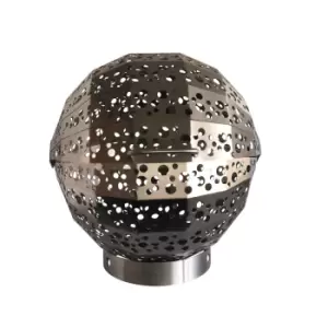 Image of Hull Fire Pits Stainless Steel Bubbles Globe Firepit