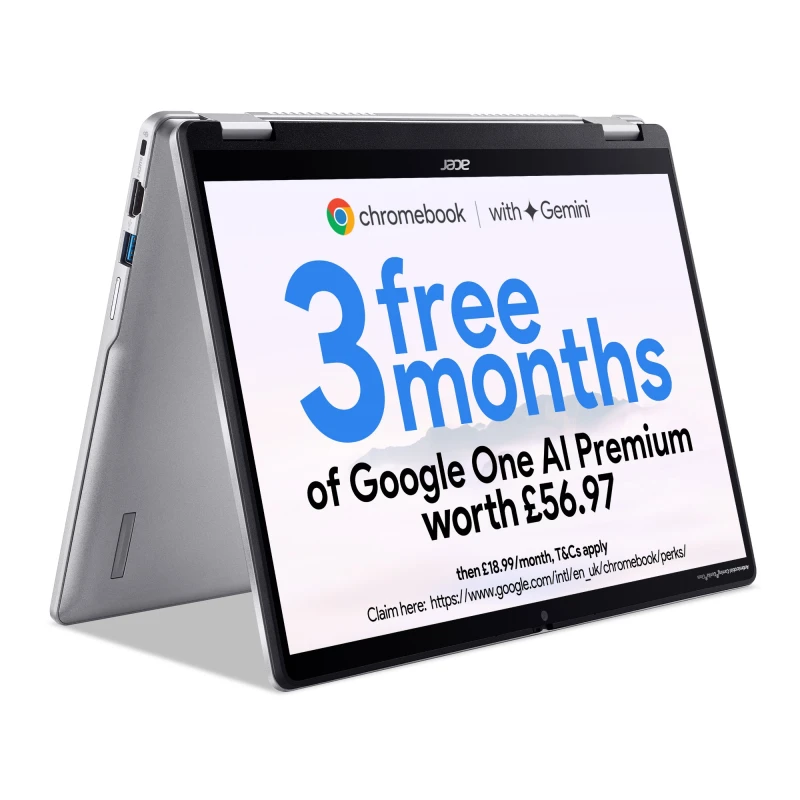 Image of Acer 14" Chromebook Spin 314 CP314-2HN - Silver