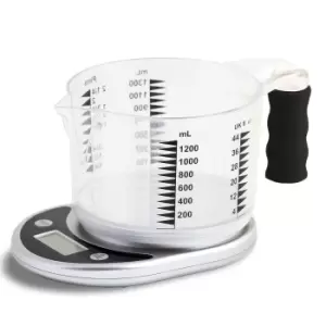 Image of Talking Kitchen Scale with Easy to See Measuring Jug