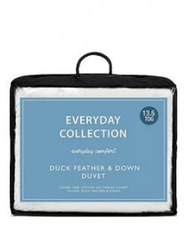 Image of Everyday Collection Duck Feather And Down 13.5 Tog Duvet