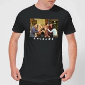 Image of Friends Cast Shot Mens T-Shirt - Black