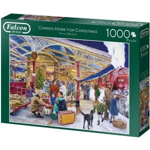 Image of Jumbo Falcon - Coming Home for Christmas Jigsaw Puzzle (1000 Piece)