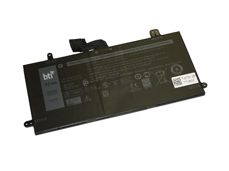 Image of BTI BTI Replacement Battery for Latitude 5285 5290 2-in-1 replacing OEM part numbers J0PGR X16TW FTH6T // 7.6V 5250mAh 42Whr J0PGR-BTI