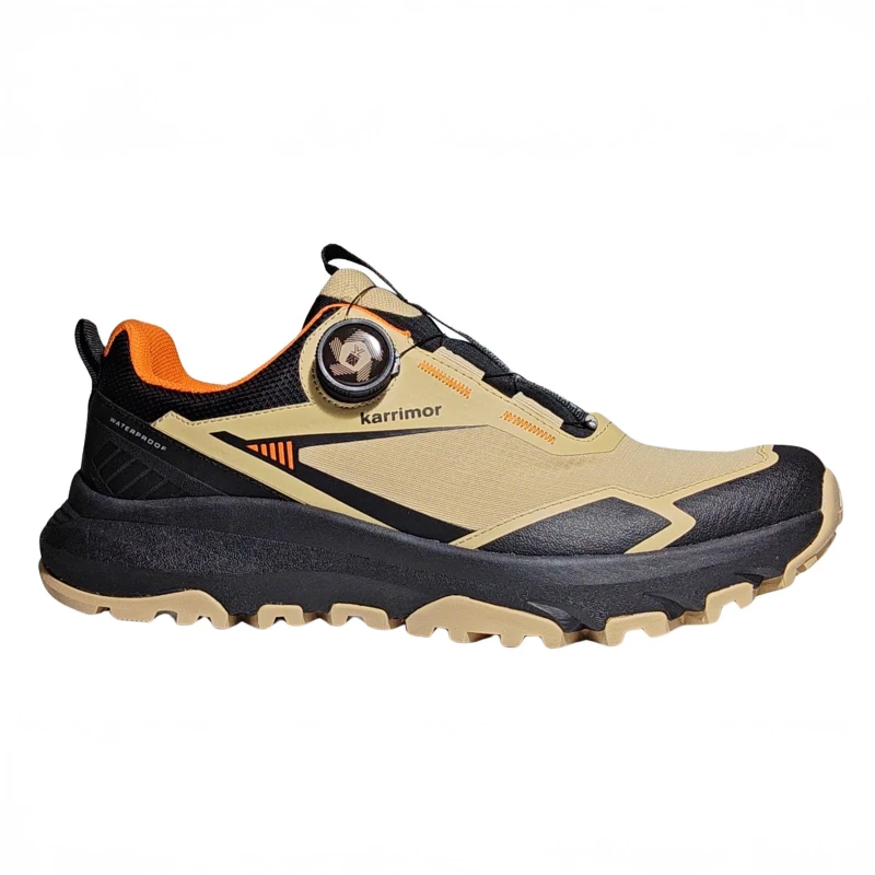 Image of Karrimor Mens Waterproof Hiking Shoes Beige/Black male 7 (41)