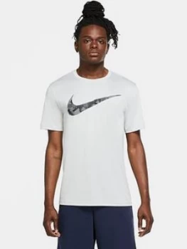 Image of Nike Training Camo Swoosh T-Shirt