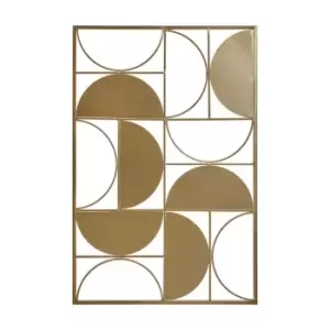 Image of Olivia's Trento Wall Art Gold Semicircle