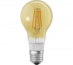 Image of LEDVANCE SMART Filament Classic Dimmable LED Light Bulb - E27, Yellow