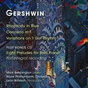 Image of George Gershwin - Gershwin: Rhapsody in Blue/Concerto in F/...: Variations On 'I Got Rhythm' CD Album - Used