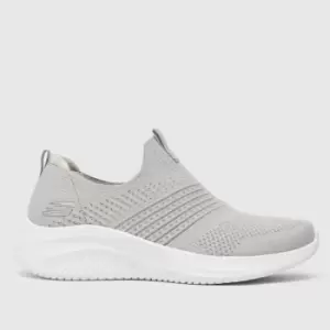 Image of SKECHERS Dark Grey Ultra Flex 3.0 Trainers