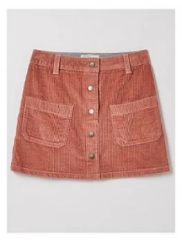 Image of Fatface Girls Cord Skirt - Pink