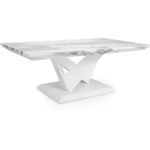 Image of Saturn Marble Effect Top Coffee Table - Shankar