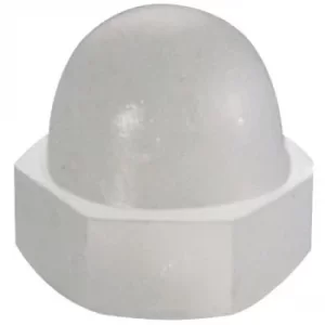 Image of Toolcraft 194793 Domed Cap Nuts DIN 1587 Polyamide M6 Pack Of 10