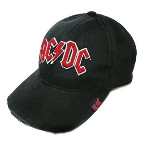 Image of AC/DC - Red Logo Baseball Cap
