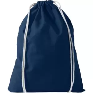 Image of Bullet Oregon Cotton Premium Rucksack (44 x 32 cm) (Navy) - Navy
