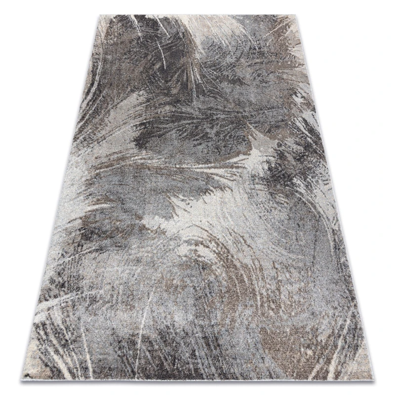 Image of RugsX Carpet Fusion 9617 Dark Grey / Brown - Abstraction, Modern, Abstract 140X190 Cm