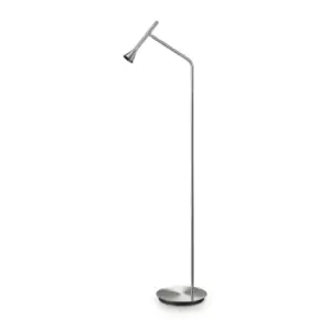 Image of Diesis LED Reading Task Floor Lamp Nickel 3000K