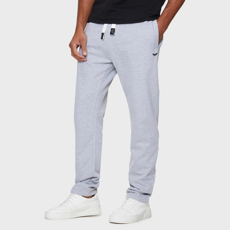 Image of Threadbare 'Mar' Straight Leg Joggers Light Grey
