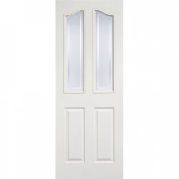 Image of LPD Mayfair White Primed 2 Light Glazed Internal Door - 1981mm x 838mm (78 inch x 33 inch)