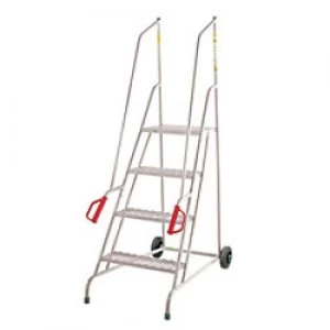 Image of FORT Ladder 4 Steps Galvanised Capacity: 150 kg