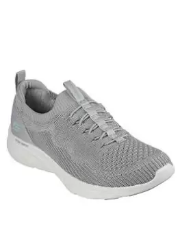 Image of Skechers D'lux Comfort Trainers, Grey, Size 7, Women
