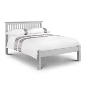 Image of Julian Bowen Barcelona Low Foot End Dove Grey Bed 135cm