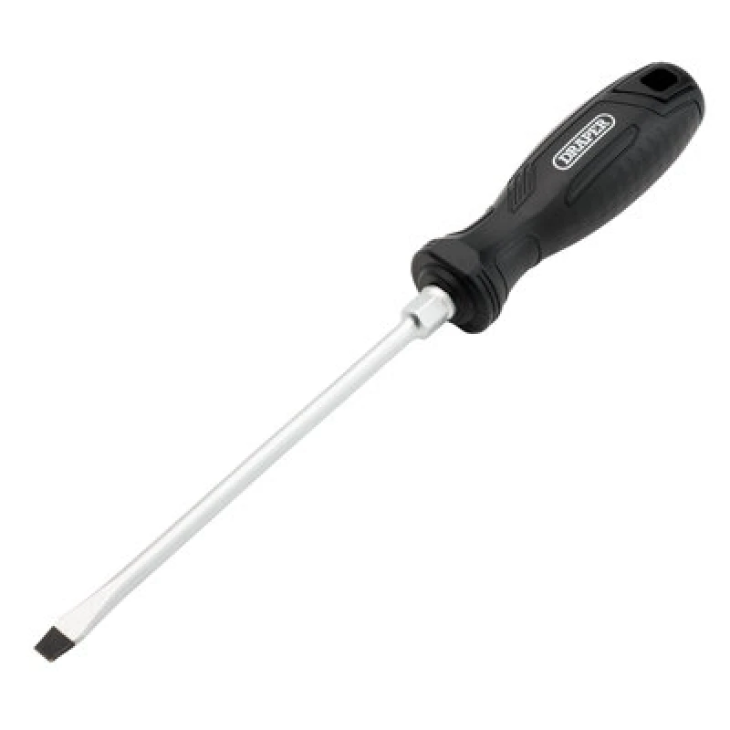 Image of Draper 13542 Slotted Hard Grip Screwdriver, 6.5 x 150mm 13542