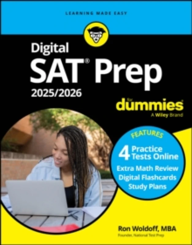 Image of Digital SAT Prep 2025/2026 For Dummies : Book + 4 Practice Tests + Flashcards Online Paperback / softback