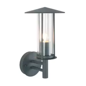 Image of Pacific Lifestyle Metal Chimney Wall Light - Dark Grey