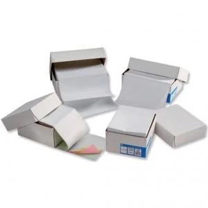 Image of Office Listing Paper 1 Part Plain Microperforated 70gsm 11" x 241mm