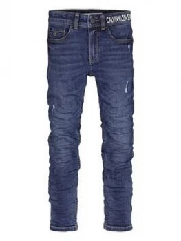 Image of Calvin Klein Jeans Boys Skinny Blue Jean