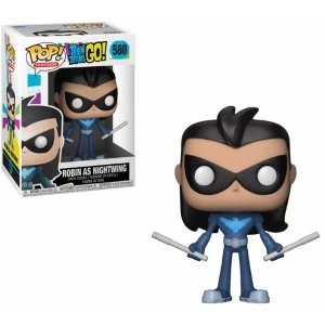 Image of Robin as Nightwing Teen Titans Go Funko Pop Vinyl Figure