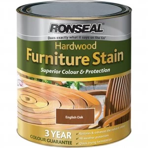 Image of Ronseal Hardwood Furniture Stain Dark Oak 750ml