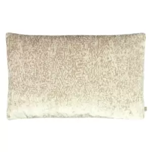 Image of Lynx Velvet Jacquard Rectangular Cushion Snow