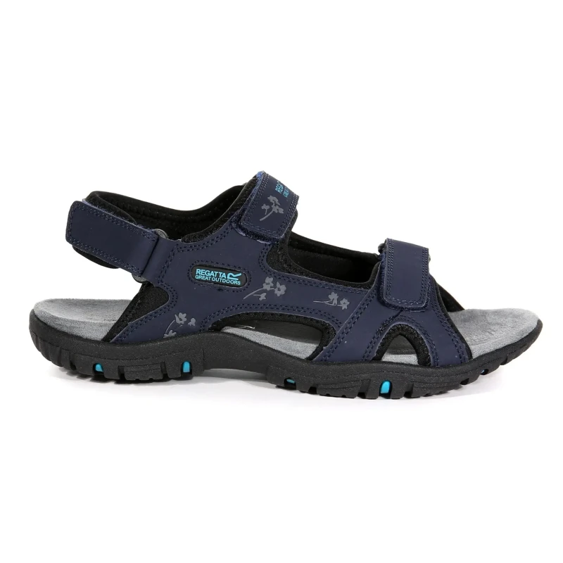 Image of Womens hiking sandals Regatta Haris Bleu Female 40