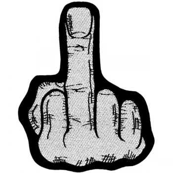 Image of Generic - Fuck Finger Standard Patch
