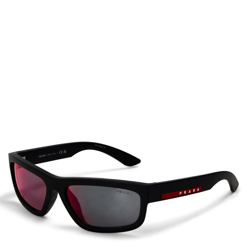 Image of Prada Prada S 0PS 05ZS Black Rubber male One Size