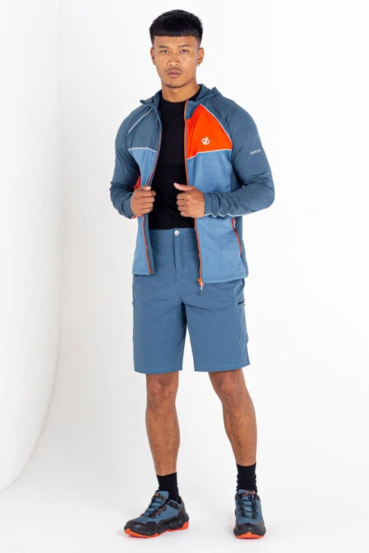 Image of Dare 2b Mens 'Tuned In II ' Walking Shorts in Mid Blue Size: 30R Mid Blue Male 30R