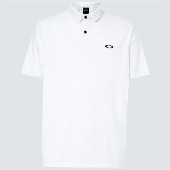 Image of Oakley Contender Stripe Polo Shirt Mens - White