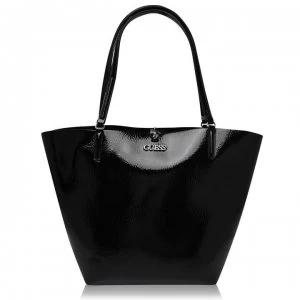 Image of Guess Alby Tote Bag - BLACK BLA