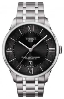 Image of Tissot Mens Chemin Des Tourelles Powermatic 80 Automatic Watch