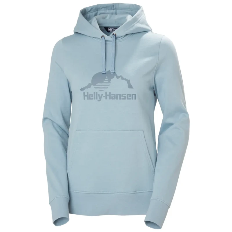 Image of Womens hoodie Helly Hansen Nord Graphic Bleu Female XS