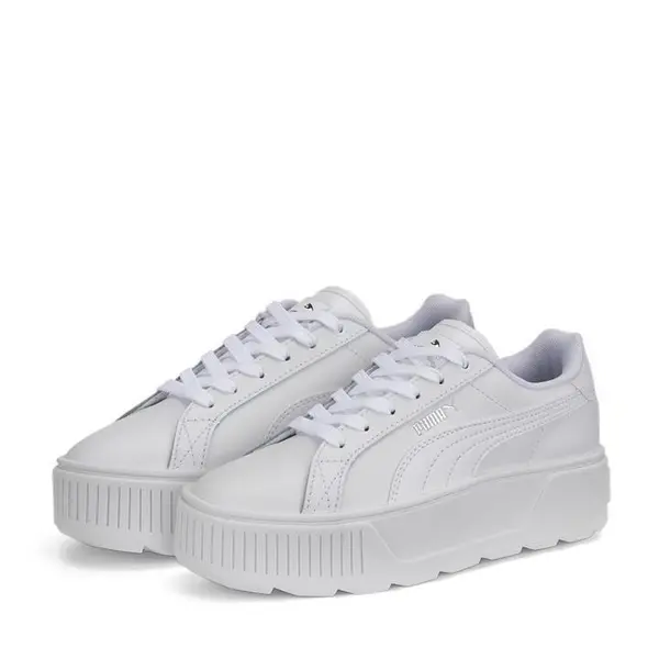 Image of Puma Karmen L Chunky Sole Trainer - White 3