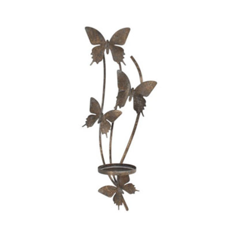 Image of MSL 50CM METAL CANDLE HOLDER BUTTERFLY